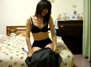 Asian undressing